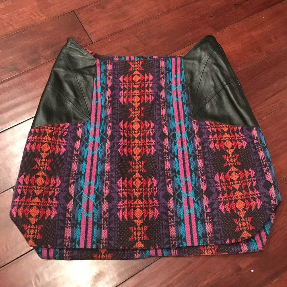 Tribal Mini with Leather Accents