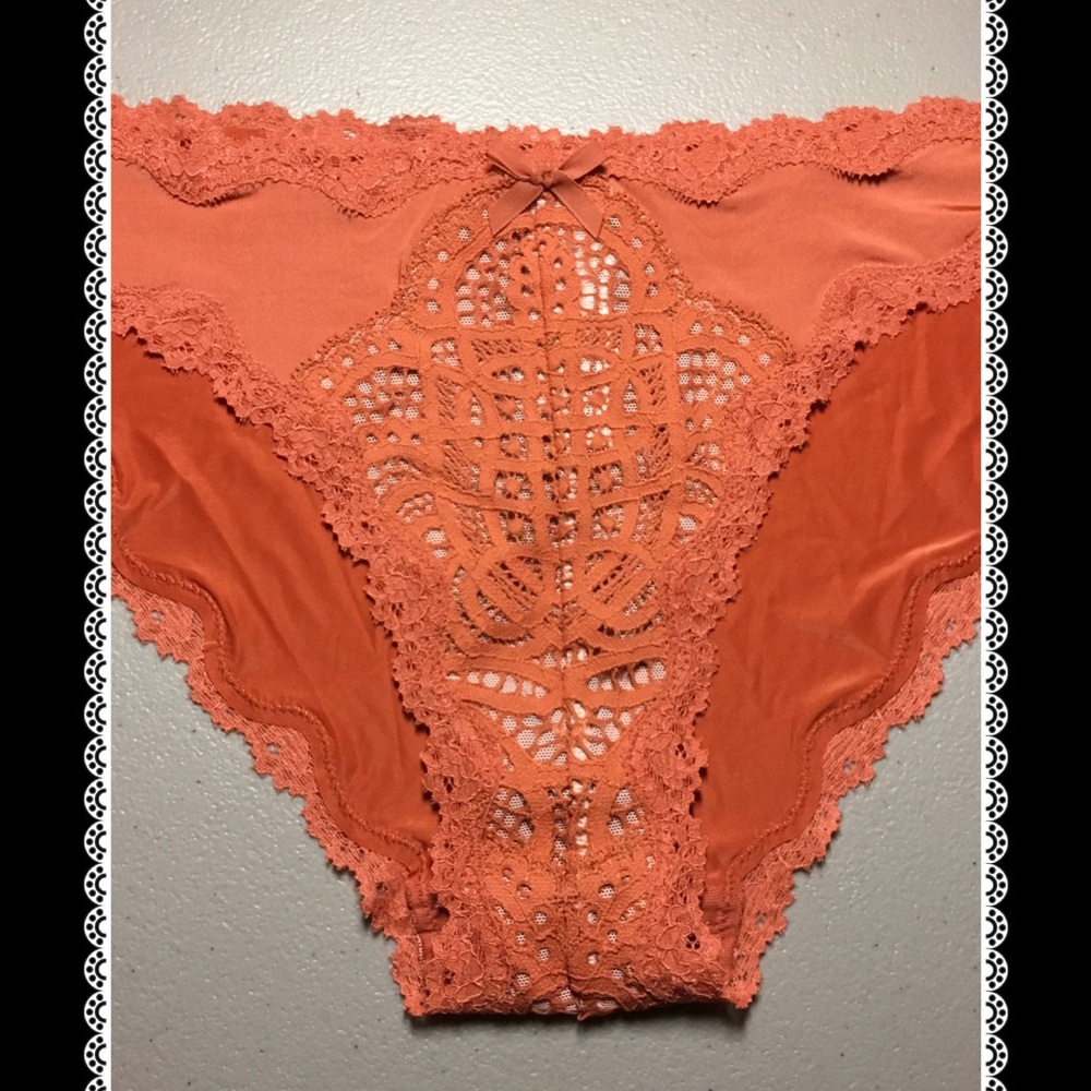 ❤Victoria's Secret Crochet Lace Cheekini Panty❤ - Picture 2 of 3