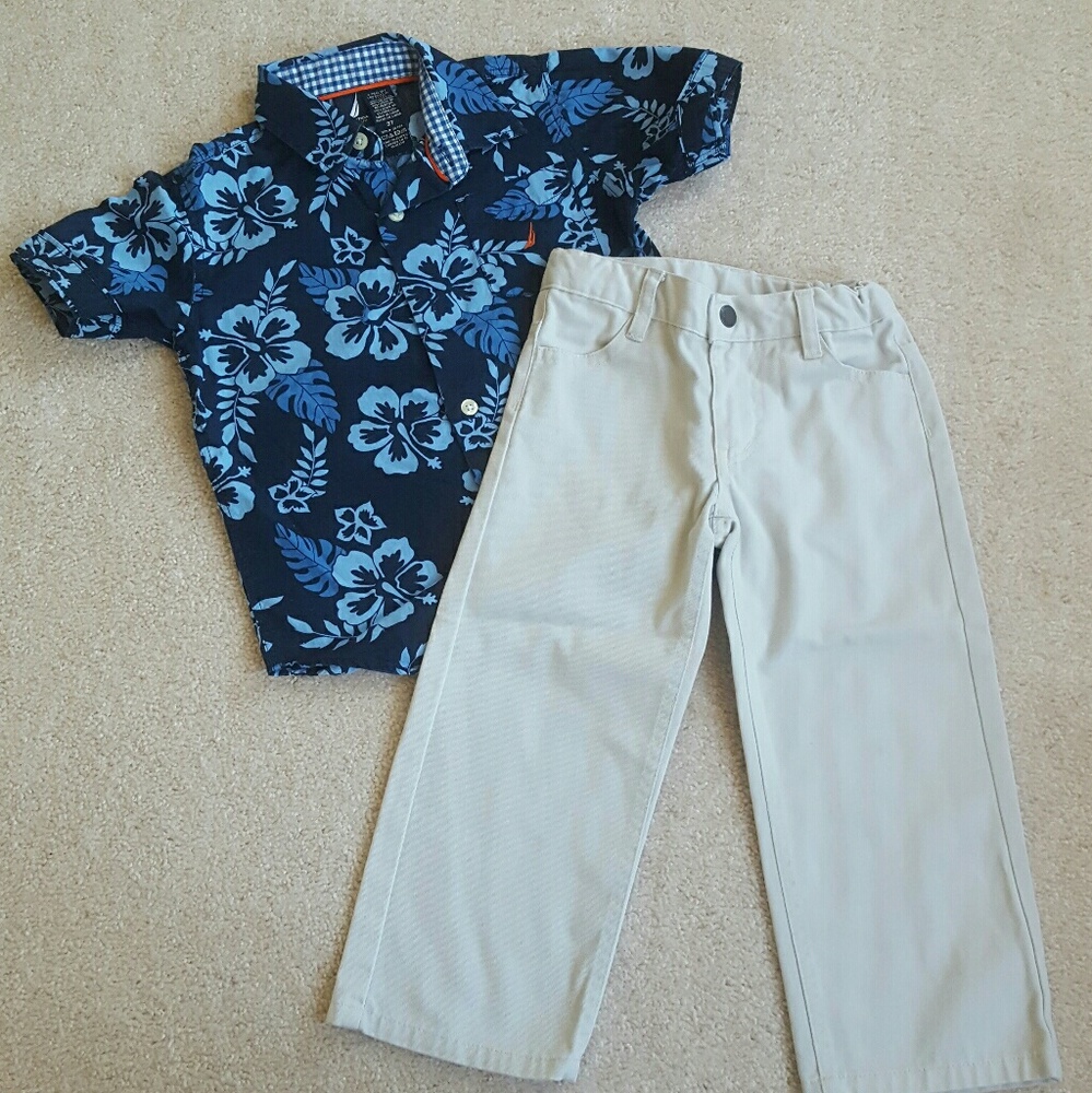 ⛵Nautica Toddler/ Boys pants set