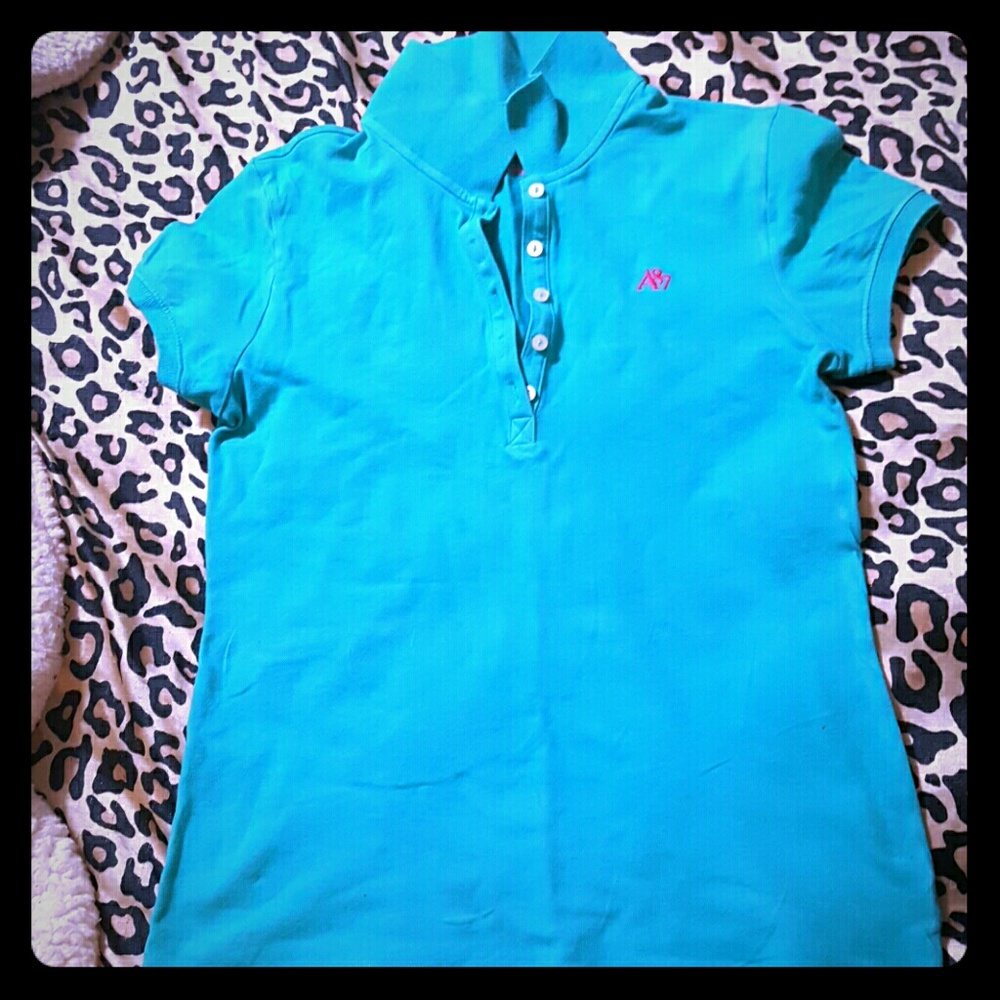Turquoise Aeropastle shirt