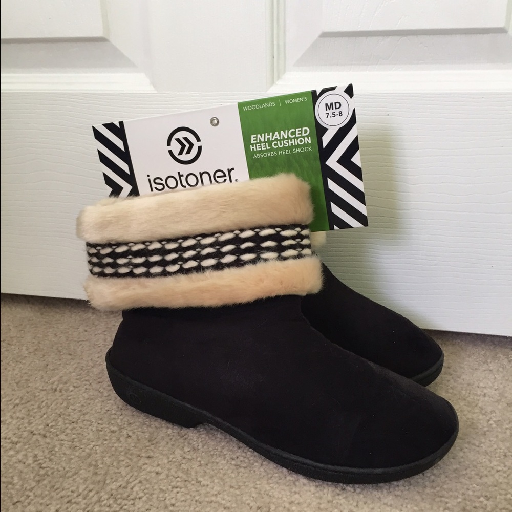 Isotoner Slipper Booties NWT