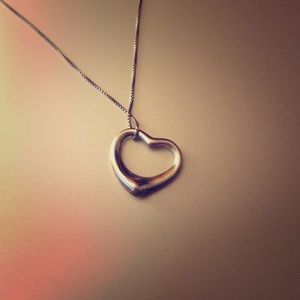 Tiffany Heart Elsa Perretti Pendant Necklace