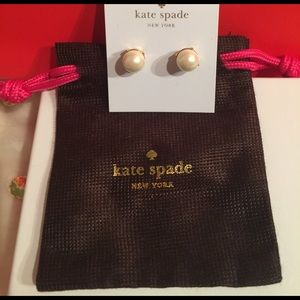 Kate Spade Pearl Gumdrop Studs