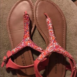 Cute colorful sandals