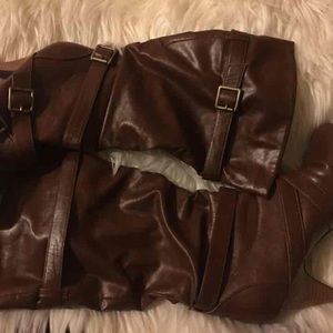 Brown Knee High Boots
