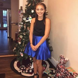 A winter formal dress