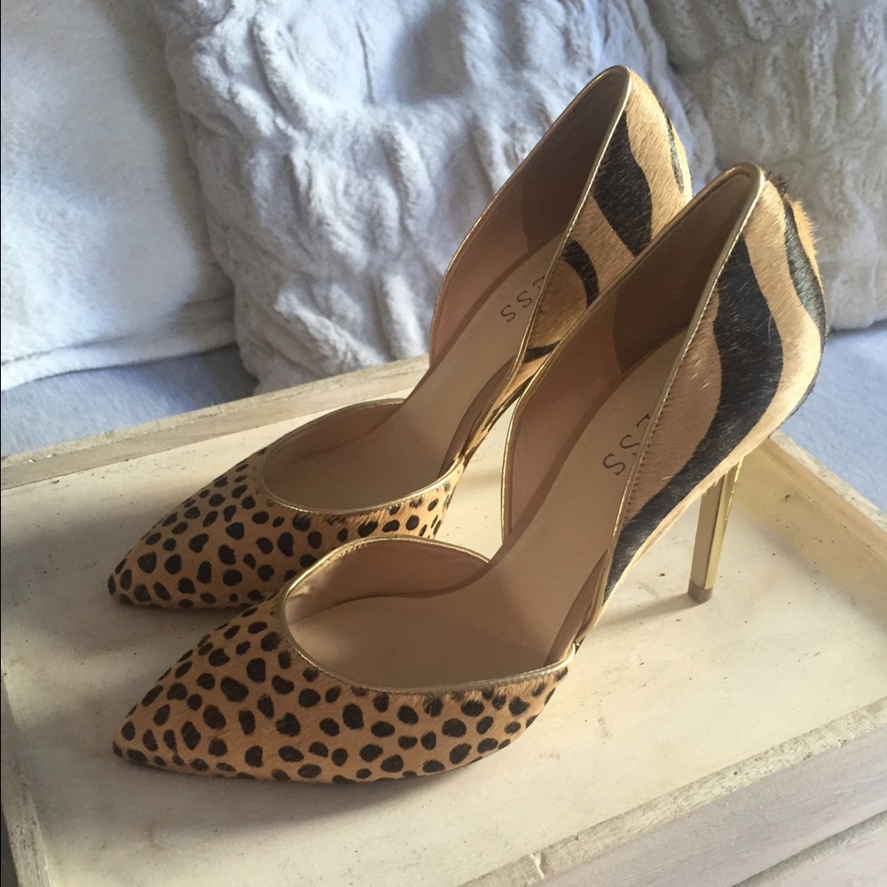 Guess Animal Print Heels