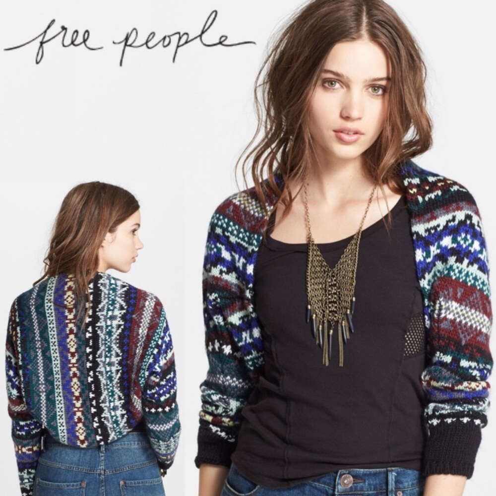 [Free People] Shrug Knit Sweater