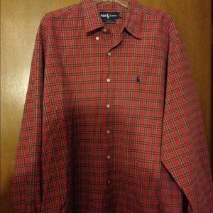 Men's Ralph Lauren Button Down Long Sleeve Shirt.