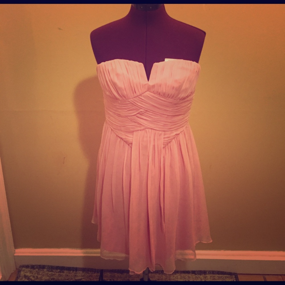 ABS Allen Schwartz pink dress