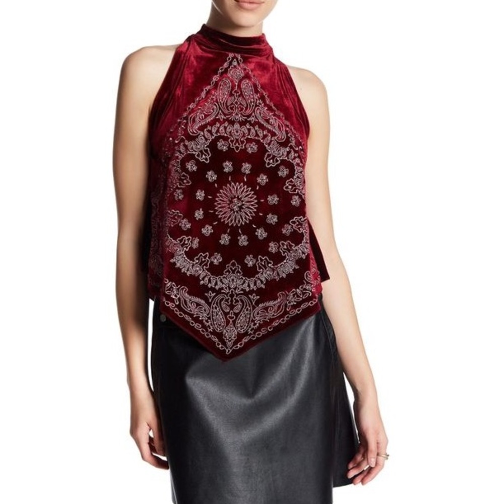 Free People Velvet Tank