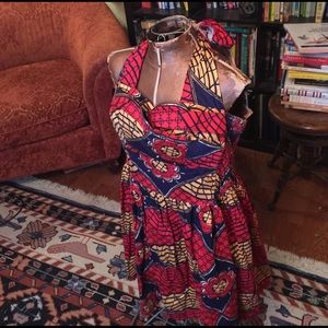 Trashy Diva Tribal Print Halter Dress