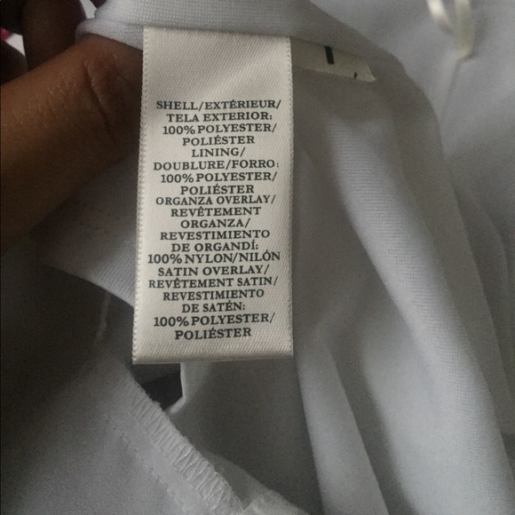 Ann Taylor white and fuchsia top - Picture 6 of 7