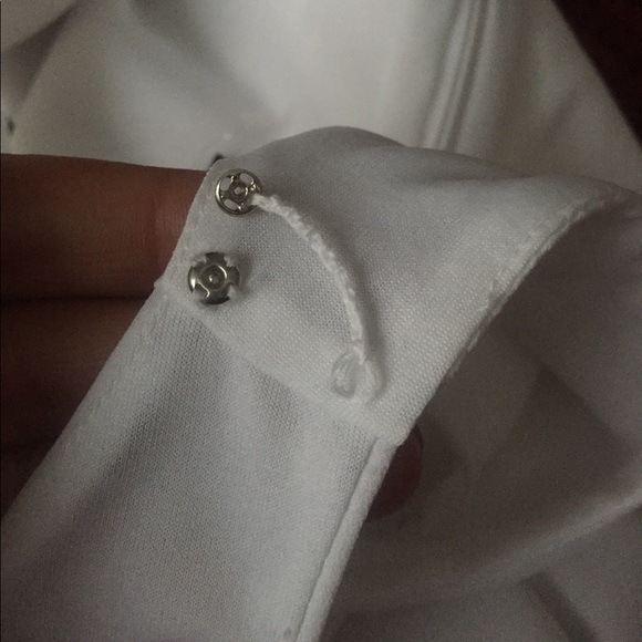 Ann Taylor white and fuchsia top - Picture 7 of 7