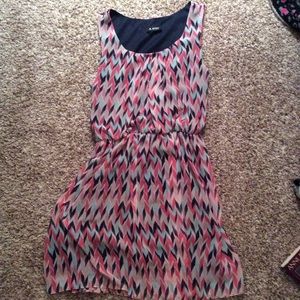 A.Byer Pink/White/Blue dress