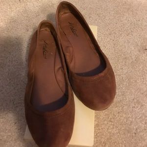 Brown lucky brand flats