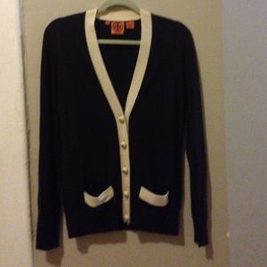 Tory Burch dark brown cardigan