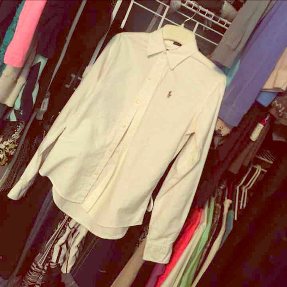 Button up long sleeve polo