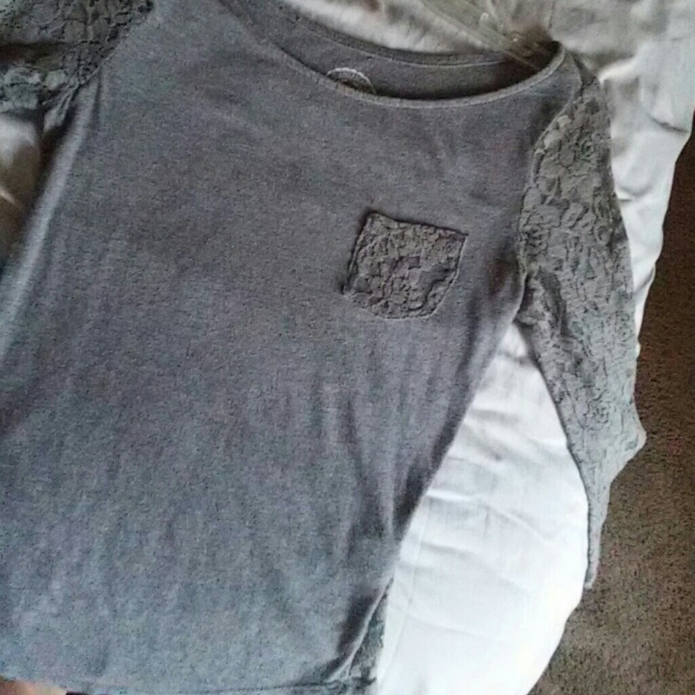 Grey half sleeve shirt