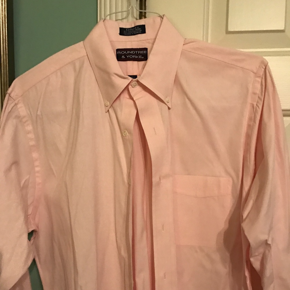 Pink button up