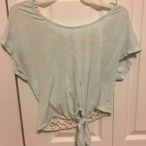 Baby blue summer top