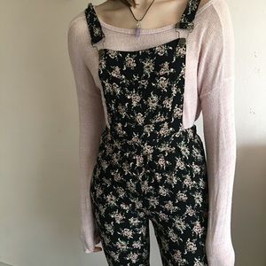 floral overalls
