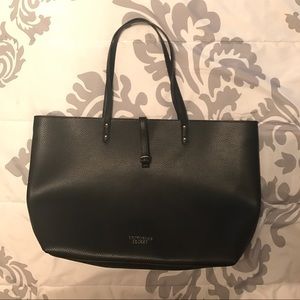 Black leather Victoria's Secret purse/bag