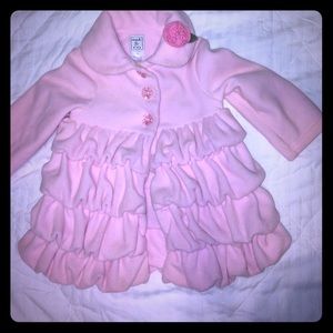 2T Toddler Baby Pink Pea Coat