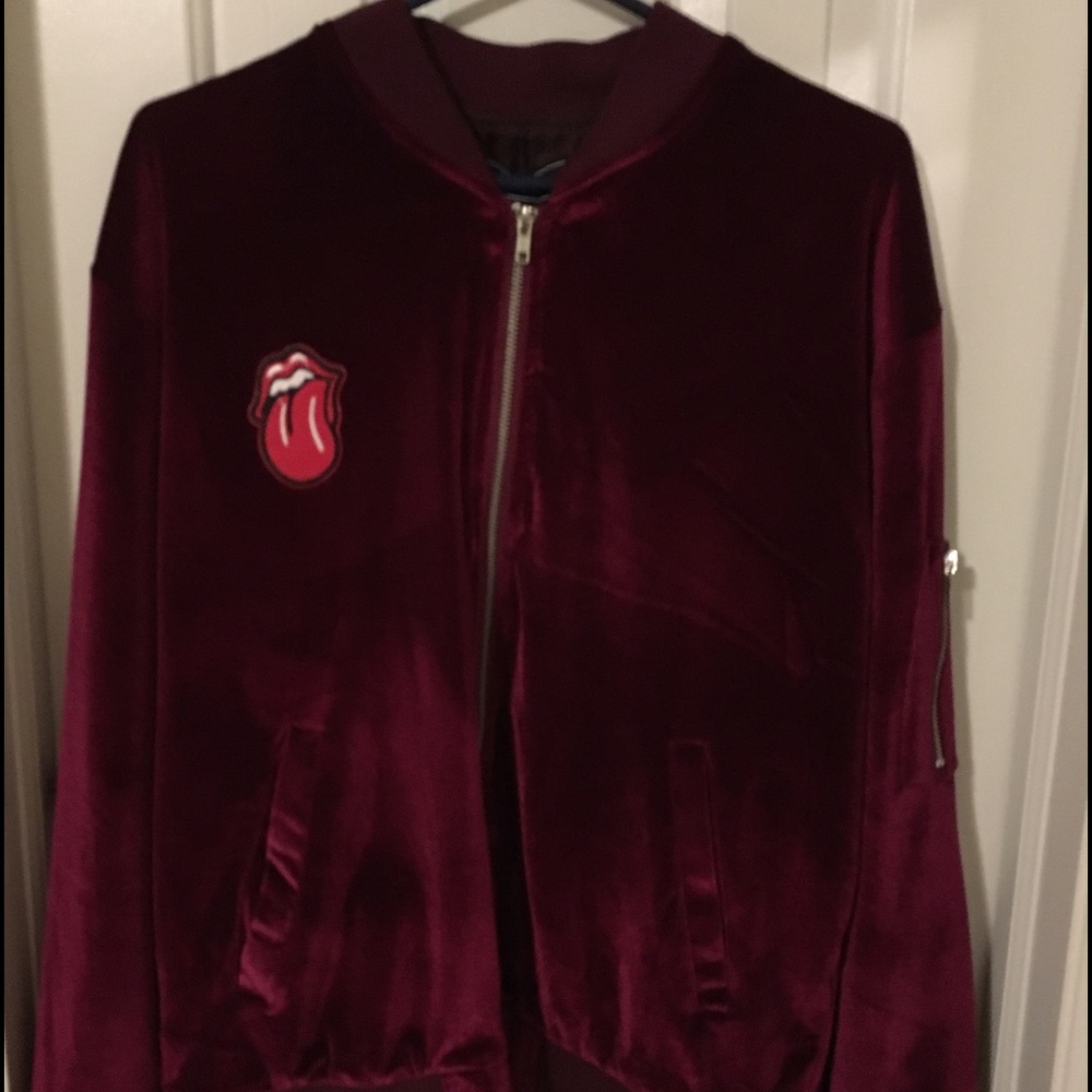Forever 21 Velour Bomber
