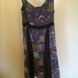 Anthropolgie Floreat Sugar & Cream Dress