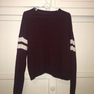 BRANDY MELVILLE MAROON SWEATER