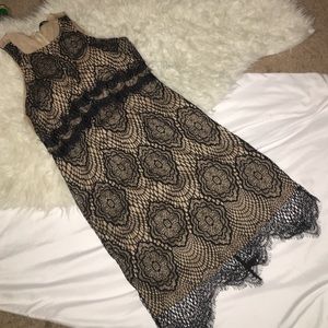 Black lace dress