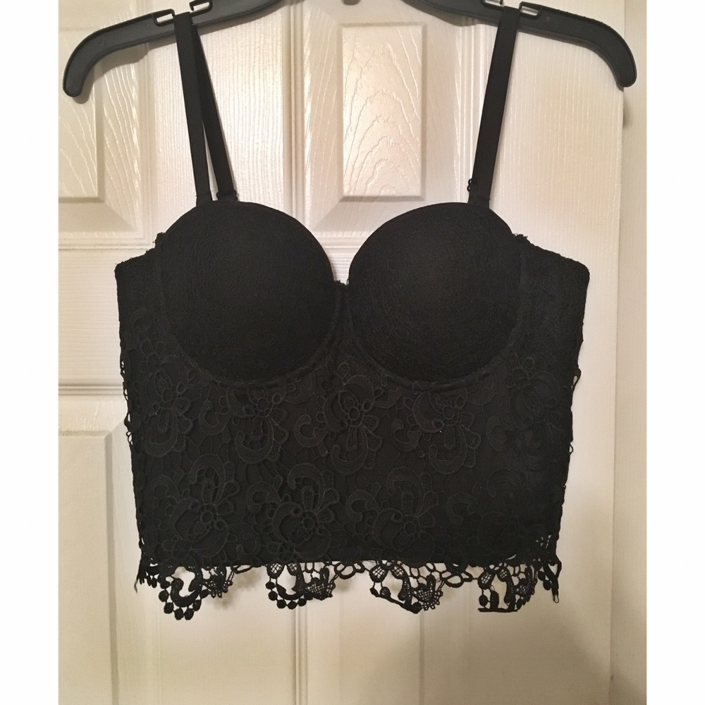 Black Lace Corset