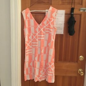 Mahi gold coral dress