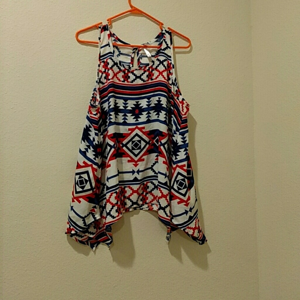 Xhiliration sheer top