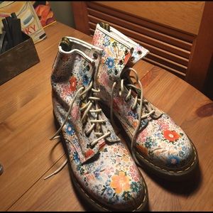 Dr. Martens Floral Boots