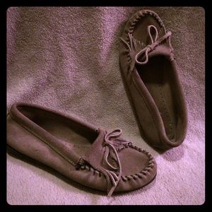 Minnetonka Suede Flats