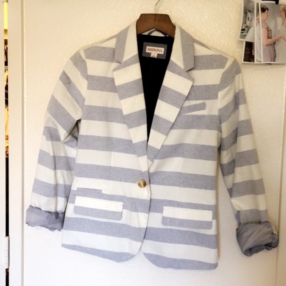 Striped Blazer