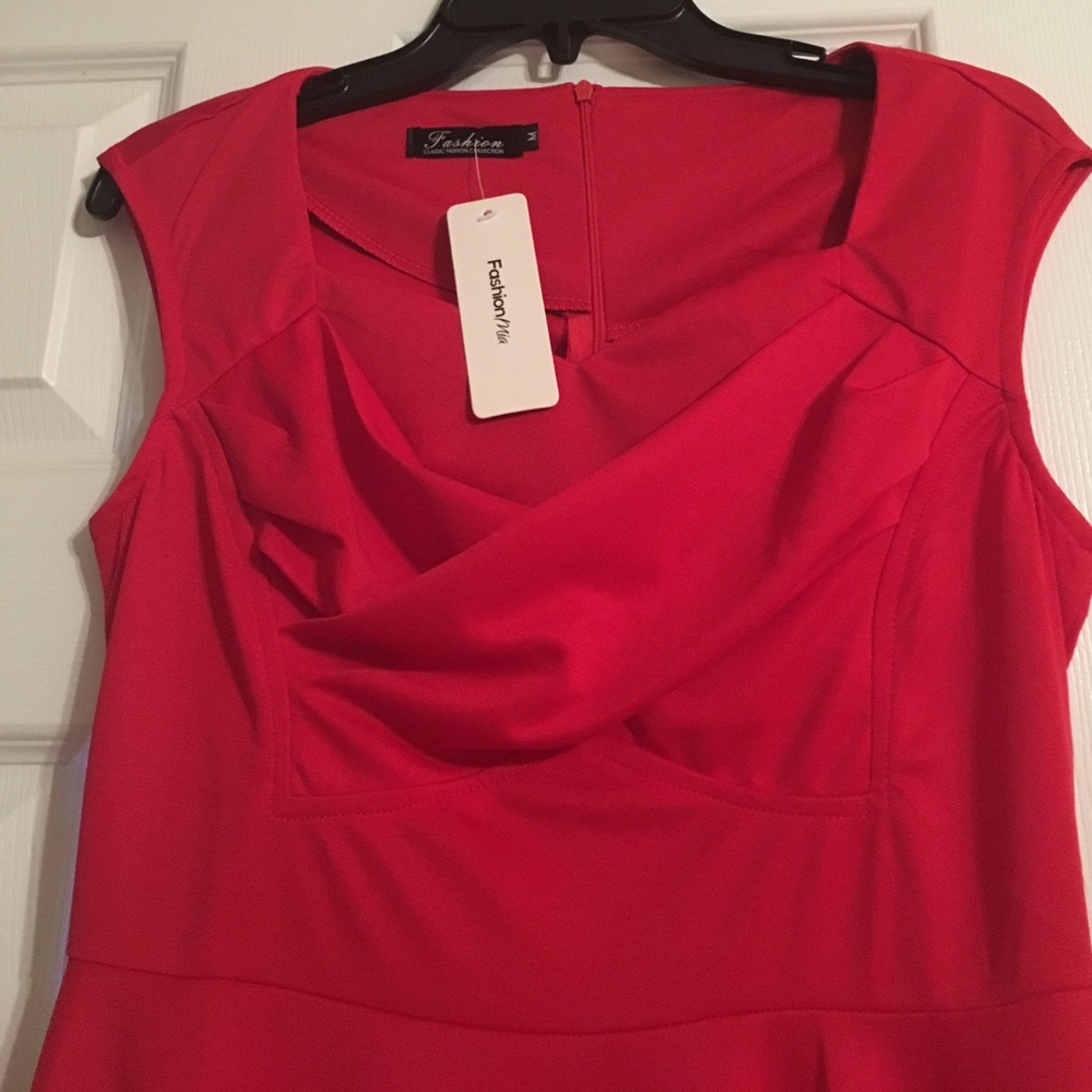 Red dress