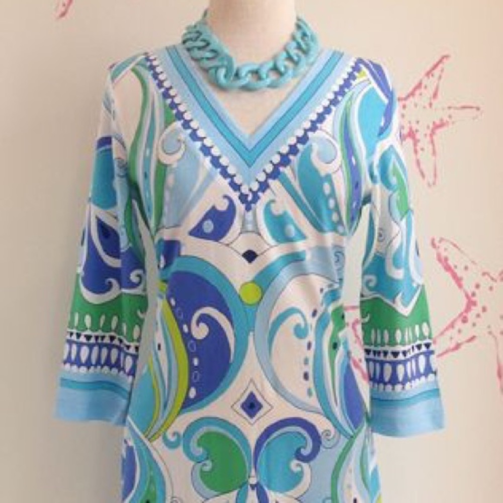 Barbara Gerwit Blue Dress