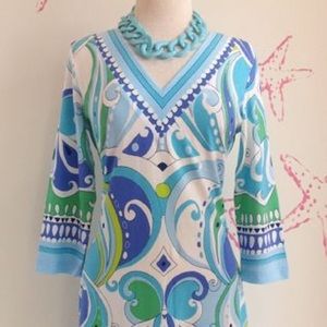 Barbara Gerwit Blue Dress