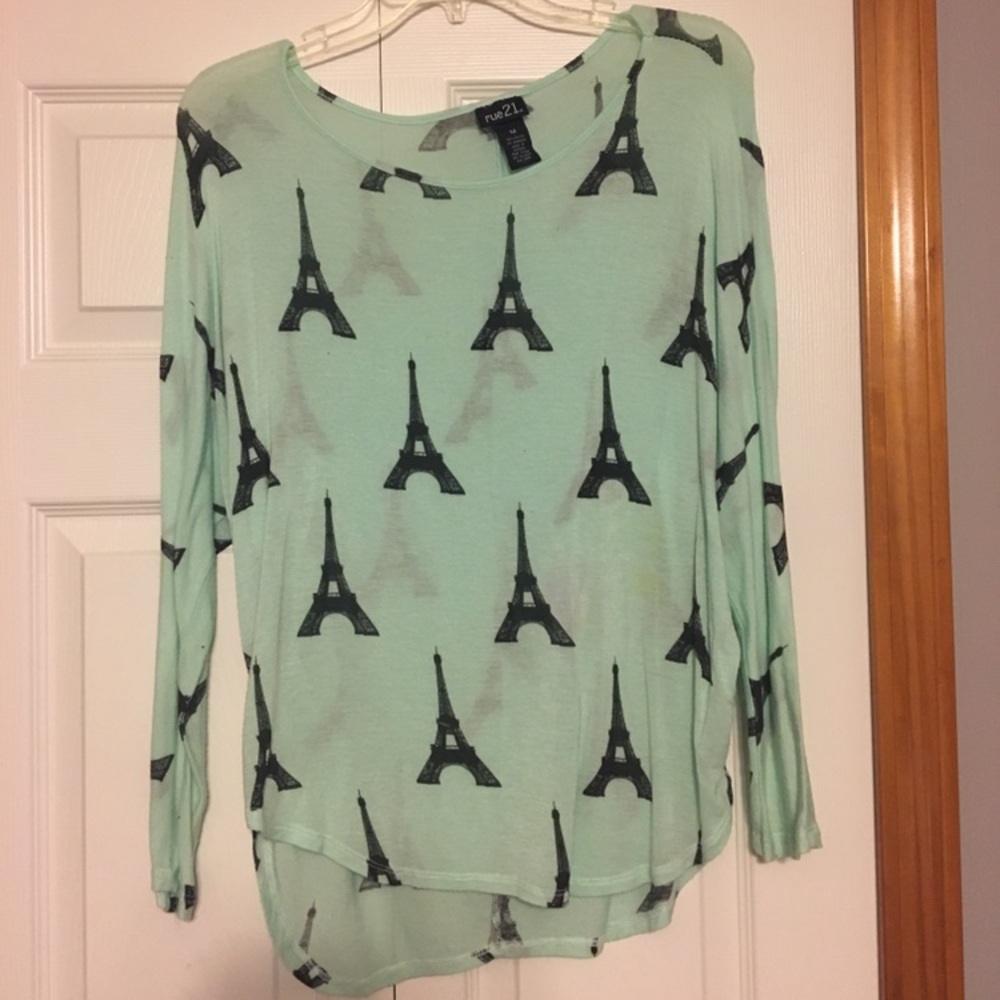 High low long sleeve