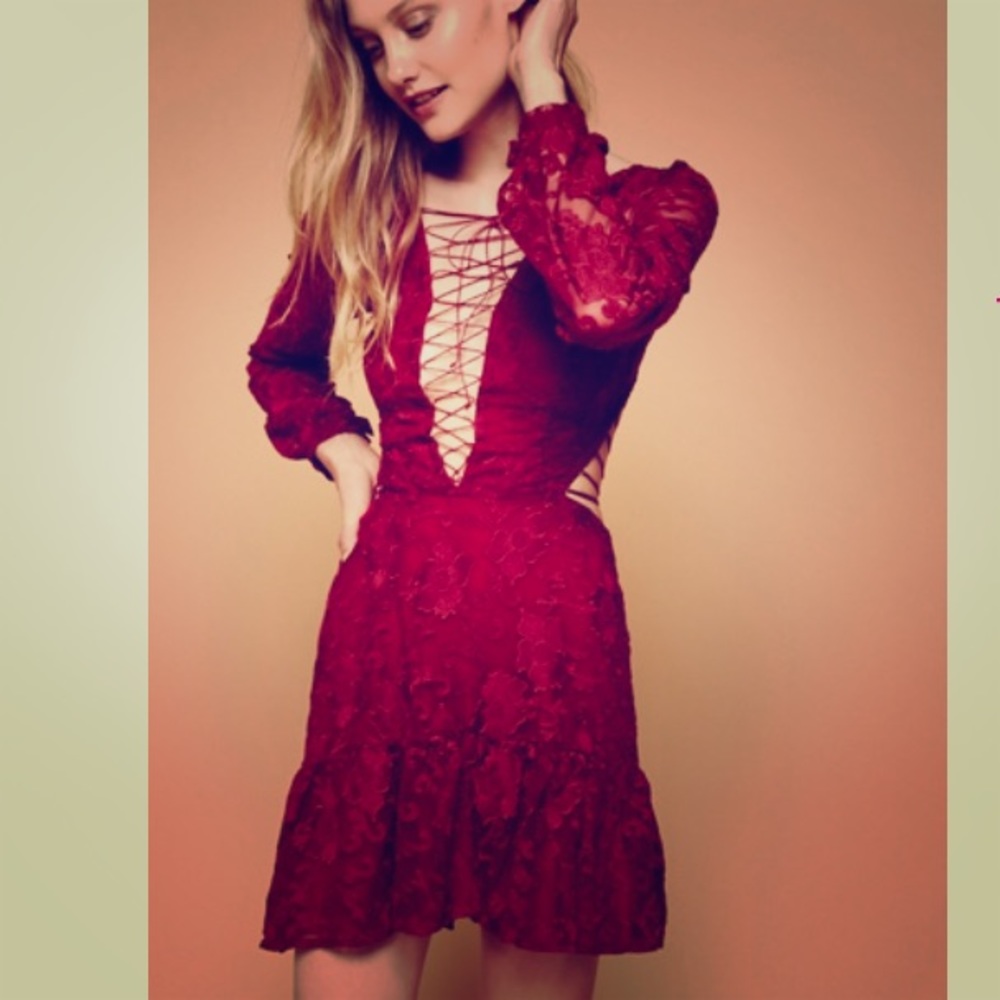 Jolene laced up dress! It's only been worn once