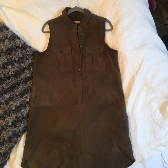 πHPπ Banana Republic Suede Dress/Jumper sz 14 - Picture 5 of 8