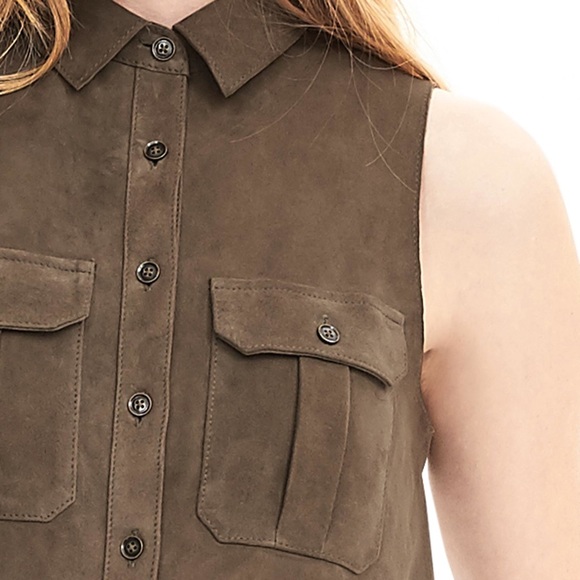 πHPπ Banana Republic Suede Dress/Jumper sz 14 - Picture 3 of 8