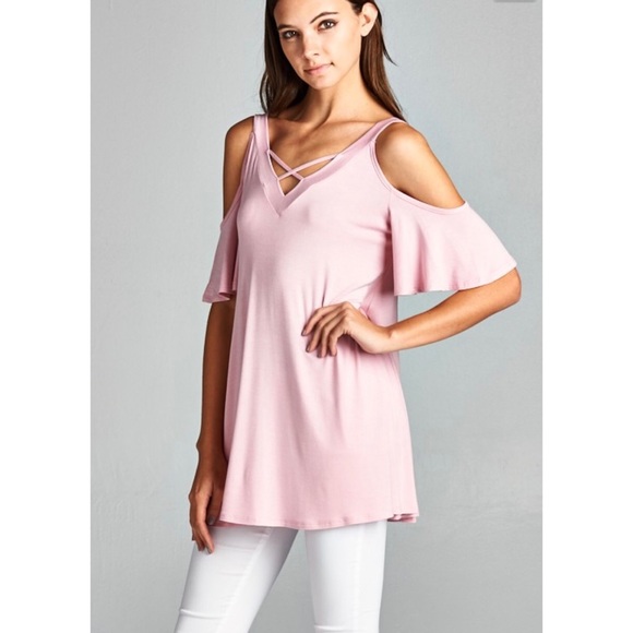 🌸Flutter Sleeve Tunic Top - Picture 2 of 5