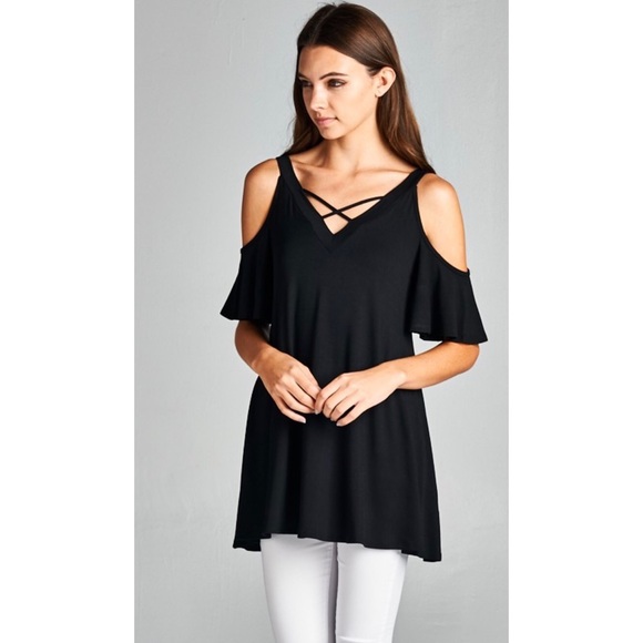 🌸Flutter Sleeve Tunic Top - Picture 4 of 5