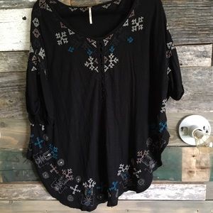 Free People Mirrored Detailed Top
