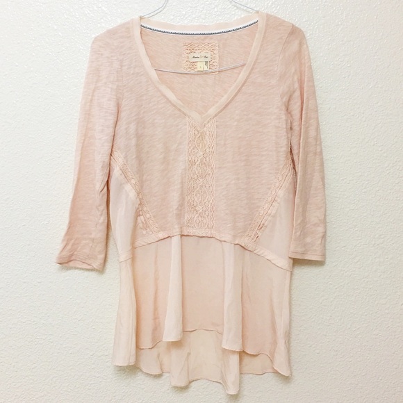 Contrast peplum top - Picture 1 of 2