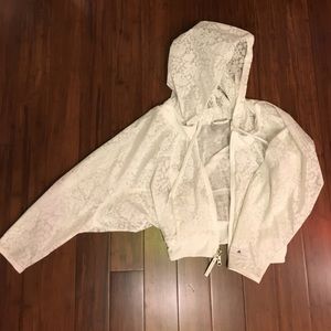 Adidas by Stella Mccartney light wt cropped jacket